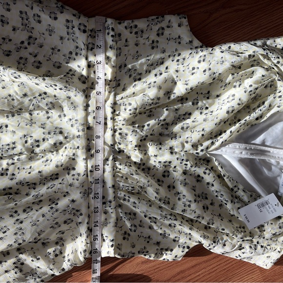 NWT Cute Black/Yellow/White Floral, sheer outer layer dress, Sz 12 fr Ricki’s - Picture 5 of 10